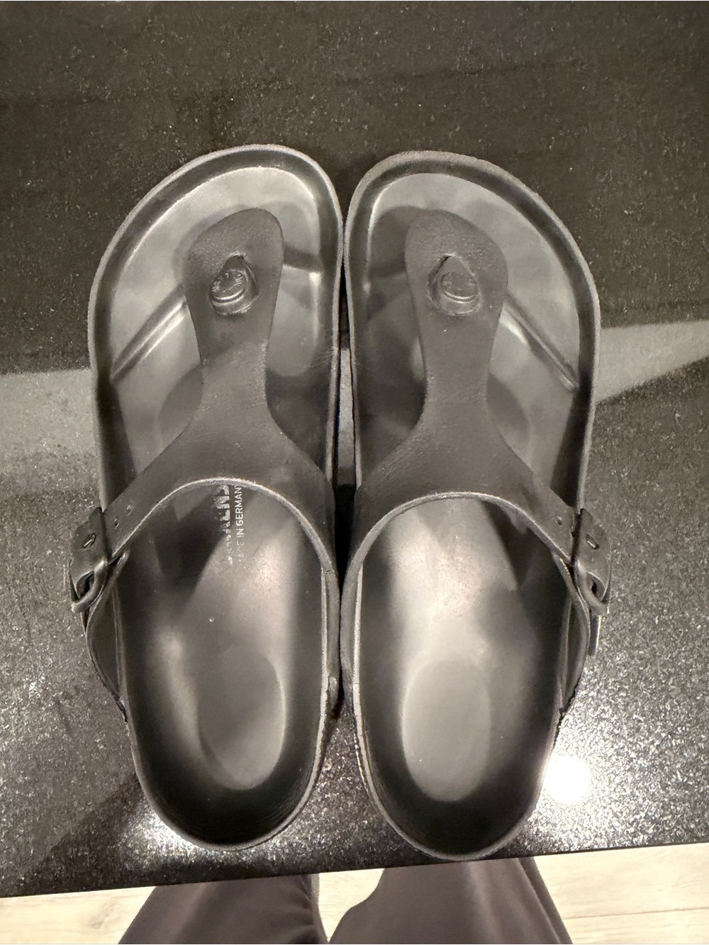 Birkenstock Black Thong Sandals